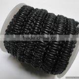 Braided Leather Round Braided Leather 1,5 mm Black thumbnail-1