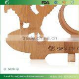 WR010/Factory Direct Sale Bamboo Wine Rack Single Wooden Bottle Wine Holder Novelty Display Wine Bottle Holder thumbnail-4