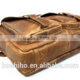 Hot Wholesale Mens Crazy Horse Cowhide Leather Tote Bag Handbag Shoulder Bag thumbnail-2