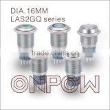 ONPOW Doorbell Push Button Switch(LAS2GQ,16mm,CE,ROHS,REECH,IP40,IP65,IP67) thumbnail-1