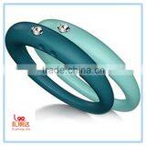 Best Sale Rhinestone Silicone Finger Ring, Silicone Ring for Wedding