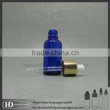 30ml Blue Glass Small Empty Essential Oil Eliquid Ejuice Drip Bottle With Childproof Cap thumbnail-5