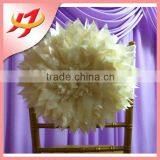 Wholesale Fancy Organza Flower Chair Sashes for Wedding Chair Covers thumbnail-4