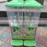 Cold Doulbe Cylinder Fruit Juice Dispenser
