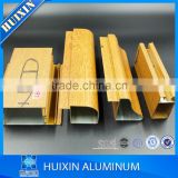 Libya market wood grain aluminum profile for kitchen cabinet