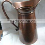 Copper Water Pitcher Jug Hammered thumbnail-4