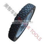 Good Quality 14x1.75 Plastic 6 Spoke Semi-pneumatic Lawn Mowerwheel thumbnail-2