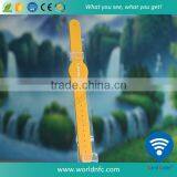 Anti-tamper NTAG213/NTAG216 Rfid PVC Wristband NFC Bracelet for VIP thumbnail-2