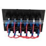 Brand New Waterproof 6 Gang Led Boat Marine Rocker Switch Panel RV thumbnail-3