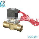 Male G1/2" Half Inch Normally Close Diaphragm Type Brass Water Auto Supply or Water Drainage Solenoid Valve (ZCQ-28Y) thumbnail-1
