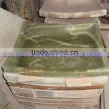 Permium Natural DARK GREEN ONYX RECTANGLE SINKS AND BASINS thumbnail-3