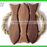 Fish Shape Wooden Coasters thumbnail-2