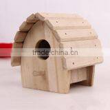 New Unfinished Wooden Bird House thumbnail-4