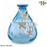Mouthblown Italy Vase Narrow Mouth Glass Flower Vase thumbnail-3