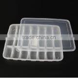 Food Grade 21 Hole Plastic Dumpling Packaging Tray WIth Cover thumbnail-1