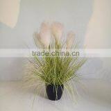 Decorative Artificial Small Potted Onion Grass Plant thumbnail-1