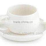 New Bone China Porcelain Coffee Cup and Saucer