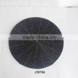Black Glass Bead Place Mats and Coasters With Different Colours and Patterns thumbnail-1