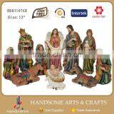 8 Inch High Quality Christian Jesus Christ Nativity Set thumbnail-3