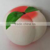 Sweet slow rising squishy soft foam PU peach suqeeze toy