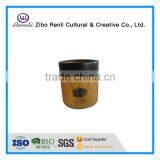 Amber Glass Tealight Lantern Candle Holder for Gardon Ornament thumbnail-3