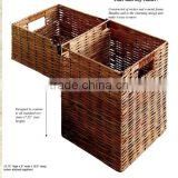 High Quality Decorative Wicker Storage Stair step Basket