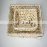 Top Quality Sets of Rectangle Storage Corn Husk Basket thumbnail-4