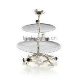 Roots Design Base Metal Shiny Cake Stand thumbnail-1