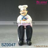 2014 Newly Design Chef Toy/resin Chef Figurines thumbnail-1