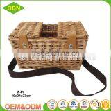 2017 New Design Wicker Wine Picnic Basket for 2 Person thumbnail-2