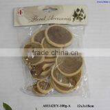 Natural Wood Slice Decorations thumbnail-1