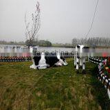 Hot Sale Promotion Resin Craft Fiberglass Life Size Cow Statue thumbnail-3