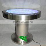 Beautiful Battery Driver Round Bar Table ,Fantastic LED Light and Water Bubble Moving Table thumbnail-4