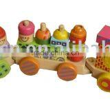 Wooden Train / Blocks Train/ Woden Toy thumbnail-1