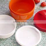 High Capacity 3 Layers Black Lunch Box With Fork & Spoon OKAY With Microwave,hot New Product for 2015,CUSTOM Plastic Lunch Box thumbnail-3