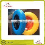 250 300 mm pu Foam Flat Free Rubber Wheels thumbnail-3