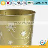 Wholesale Powder Coated Metal Homeware Embossing Outdoor Flowers in Pots Wholesale Metal Pots Face Flower Pot thumbnail-5