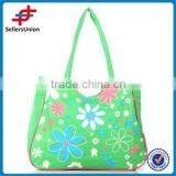 Flower Print Design Beach Bags thumbnail-1