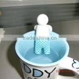 Hot Sale New Design Funny Ceramic Silicone Tea Infuser, Tea Man Tea Infuser thumbnail-1