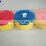 China factory good quality colorful round scouring sponge pad