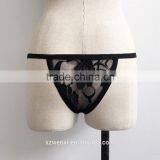 Garter Belt Net Panty Blue Embroidered Underwear Harness Cage Belt Panty Fashion Underwear Junior Bra Panty for Women thumbnail-6