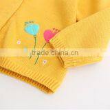 Wholesale Ginger Color Knitting Patterns Baby Girl Cardigans Sweaters thumbnail-6
