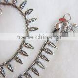 Anklets Oxidized Silver Tone Payal thumbnail-2