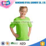 Soft and Breathable Custom 100 Combed Organic Blank Plain Kids T-shirt thumbnail-5