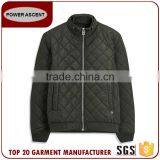 Men's Fashion Design Diamond Quilting Padded Hoody Jacket For Sale thumbnail-2