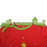 Ruffles Girls Romper Baby Girl Christmas Long Sleeve Bubble Romper thumbnail-3