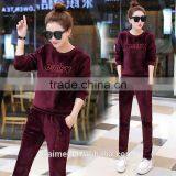 Wholesale Popular High Quality Gym Life Velvet Suits thumbnail-1