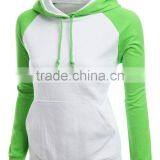 Plain Womens Pullover Hoodie/Ladies Fleece Sweatshirt Hoody/Woman Coat and Jacket thumbnail-6