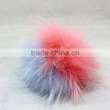 Myfur Fashionable Design Fur Keychain Hit Color Raccoon Fur Pompoms Wholesale Genuine Fur Pom thumbnail-5