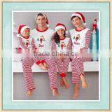 2017 Wholesale Matching Family Pajamas Spirit Embroidery Design Christmass Sleepwear Clothes thumbnail-1